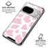 Pink Cow Print Google Pixel 10 Clear Case